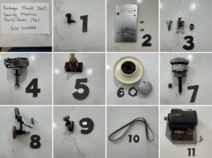 VINTAGE PFAFF 360 SEWING MACHINE PARTS FROM 1961 - Picture 1 of 27
