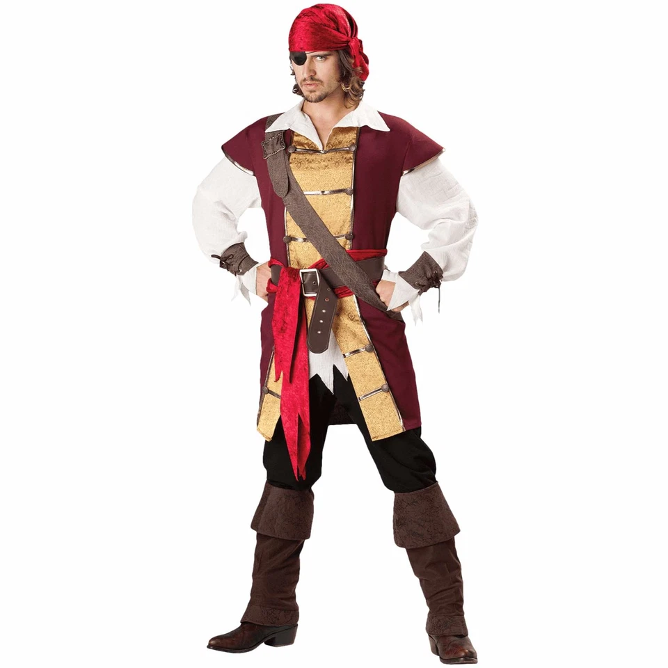 Swashbuckler Pirate Elite Deluxe Adult Mens Costume - Image 1 of 1