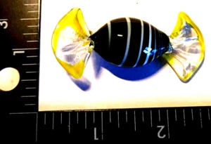 Mundgeblasene Kunst Glas verwirbelt verpackt Süßigkeiten Figur - Bild 1 von 3