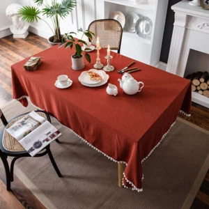 Rectangle Tablecloth for Dining Room Kitchen Table Cloth Cover for Wedding Party - Picture 1 of 42