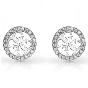 Guess Ladies Earrings UBE02161RH Crystal Studs - RRP £40.00 - Foto 1 di 3