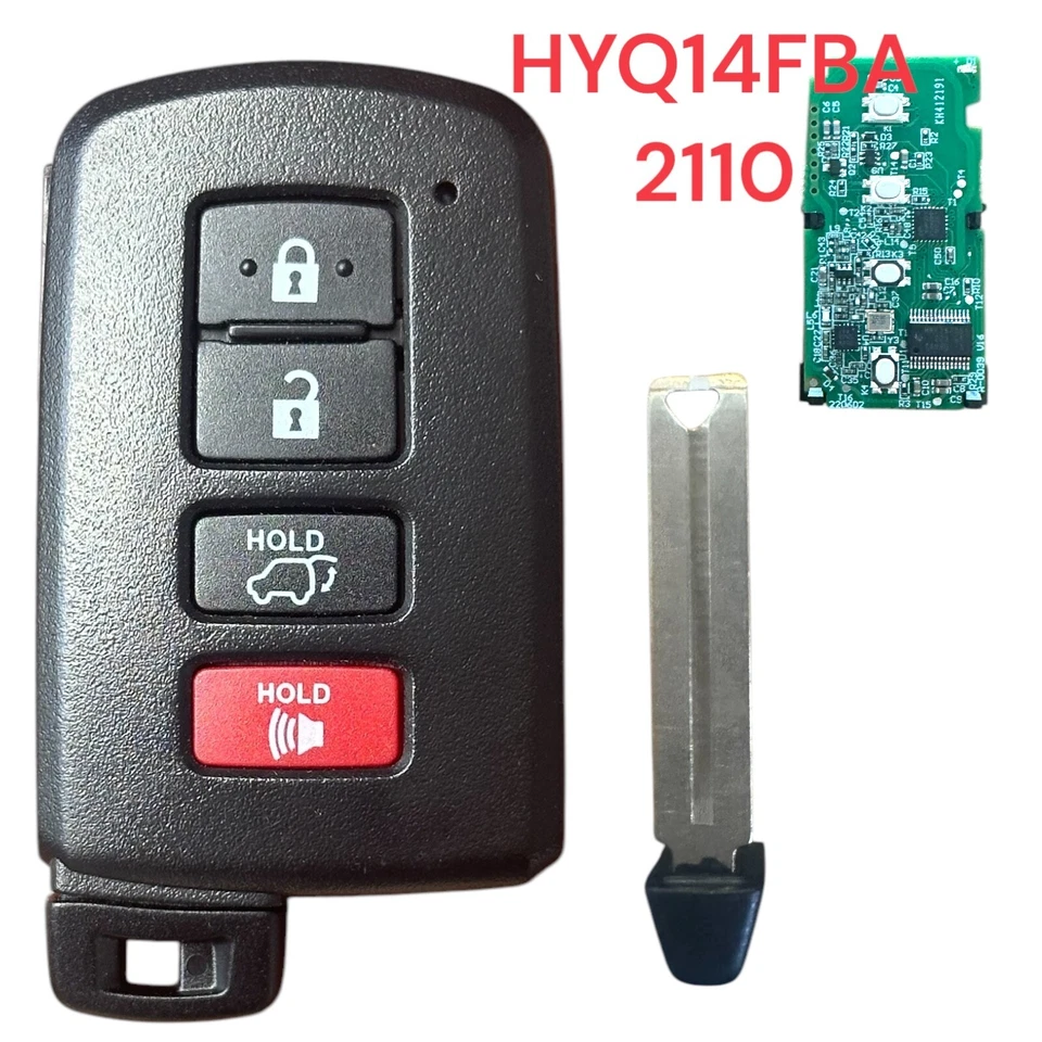LLAVERO INTELIGENTE REMOTO PARA TOYOTA HIGHLANDER HYQ14FBA AG 2014-2019 Foto 1 de 4