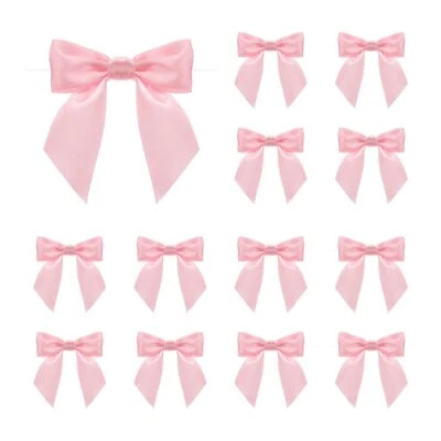 30 Piezas Arcos Preatados Arcos de Cinta de Satén 4.5" Corbatas Giratorias Arcos de Regalo para Artesanía Hágalo Usted Mismo... Foto 1 de 4