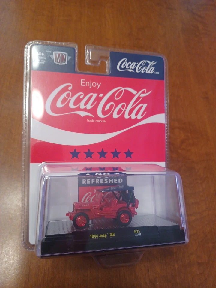 M2 Machines Coca Cola 1944 Jeep MB Chase - Image 1 of 1