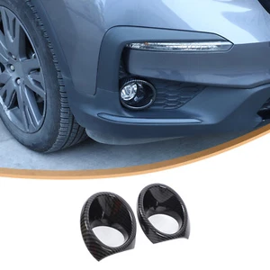 Copri anello fendinebbia anteriore in fibra di carbonio ABS per Honda Pilot 2015-2022 - Foto 1 di 11