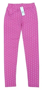 GAP Kids Girls Cerise Pink Cotton Blend Leggings Pastel Pink Stars MRRP £14.99 - Picture 1 of 2