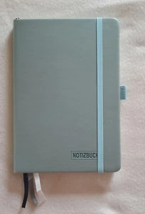 Spitzen Notizbuch Hardcover PU Leder A5 dotted Tasche 3 Bänder plus Loop mint - Bild 1 von 6