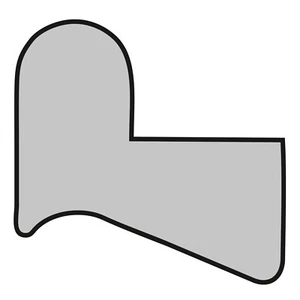 Türdichtung Stahlzargendichtung M-707 grau Zargendichtung Moosgummi Dichtung - Bild 1 von 8