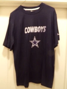 "DALLAS COWBOYS" On the Field, Blue "TEE SHIRT" Size (XL/XXL) NWT Retail $28 - Picture 1 of 11