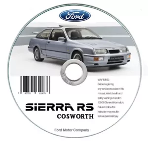 Ford Sierra RS COSWORTH Manual De Taller En CD - Imagen 1 de 7