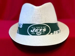 NFL New York Jets Unisex Sommer Fedora Panama Strohhut mit Band - Bild 1 von 26