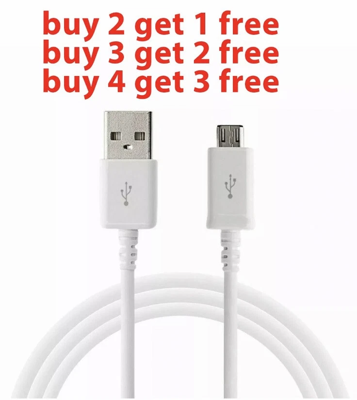 Original Micro USB Charger Fast Charging Cable Cord For Samsung Android Phone - Image 1 of 3