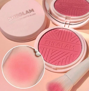 Sheglam Divine Flush Matte Blush LETS ESCAPE Face Powder Blush - Pink Coral - Picture 1 of 5
