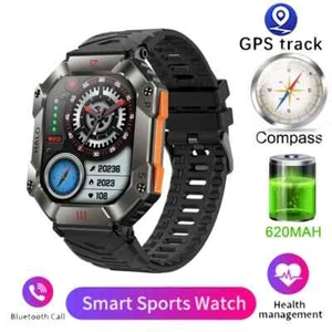 Montre Connectée AMOLED Appel Bluetooth Numérotation 2,2" Smartwatch GPS ECG+ - Photo 1 sur 22