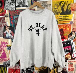 Vtg 90s St. Olaf College Champion Reverse Weave Pullover Crew Sweatshirt 2XL - Picture 1 of 11
