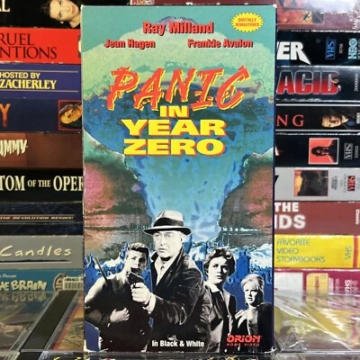 Panic in Year Zero 1962 VHS Tested Ray Milland Frankie Avalon Sci-Fi Disaster - Image 1 of 4