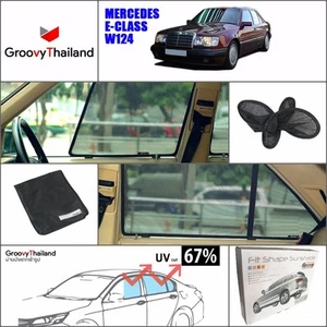 4 PCS FIT MERCEDES BENZ E-CLASS W124 SUN SHADE  - Picture 1 of 6