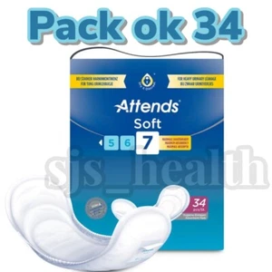 Attends Soft 7 Einlagen 34er Pack Inkontinenzhilfe Einlagen - Bild 1 von 5