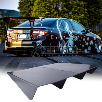 Black Car Rear Diffuser Spoiler Bumper Lip Splitter Lower ABS for Toyota Camry Foto 1 de 4