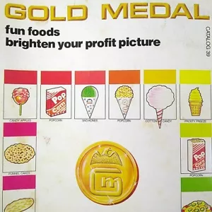 Catálogo Concesiones Medalla de Oro 1983 Cine Carnaval Palomitas Sno-Conos De Colección - Imagen 1 de 12