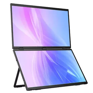UPERFECT Delta 18.5" 100Hz Portable Monitor Extend Dual Screen 1080P For Laptop - Picture 1 of 10