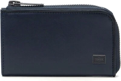 Bolso Yoshida PORTER 179-03876 Azul PLUMA LLAVE CASEhecho en Japón Cuero NUEVO Foto 1 de 4