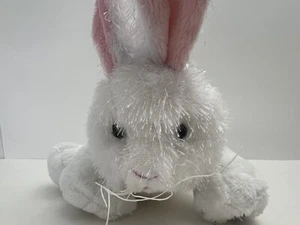 GANZ Webkinz White Bunny Rabbit Plush 7" Stuffed Animal Toy ~ No Code - Picture 1 of 9