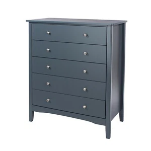Midnight Como 5 Drawer Chest - Picture 1 of 3