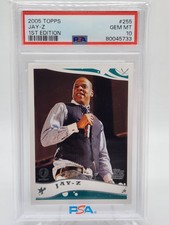 2005-06 Topps Jay-Z #255 1st Edition PSA 10 