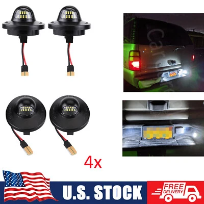 4X FOR FORD F150 F250 F350 LED LICENSE PLATE LIGHT REAR BUMPER TAG ASSEMBLY LAMP - Image 1 of 4