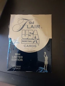 1994 Fleer Flair USA Basketball Factory Sealed Pack 10 cards per pack mvp hof - Bild 1 von 2