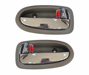 Juego de 2 manijas interiores izquierda derecha con revestimiento cromado para Hyundai H-100 2005-2016 - Imagen 1 de 1