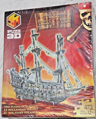 PUZZLE 3D FLYING DUTCHMAN DISNEY PIRATAS DEL CARIBE SELLADO DE FÁBRICA NUEVO Foto 1 de 4