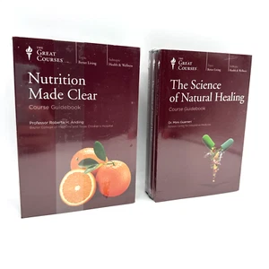 Lot of 2 Great Courses The Science of Natural Healing & Nutrition Made Clear - Picture 1 of 7