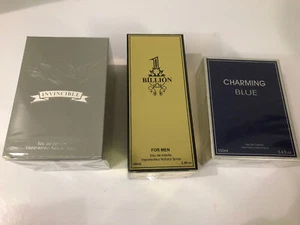 Pack Of 3 Perfum for Men by Secret Plus 3.4 oz Spray Perfume Hombre Estuche - Picture 1 of 2