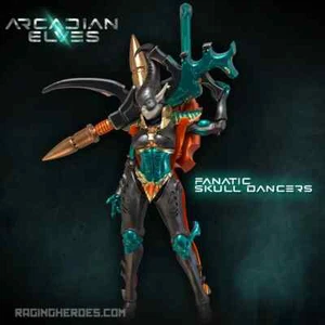 Raging Heroes Arcadian Elves FANATIC SKULL DANCERS New - Picture 1 of 6