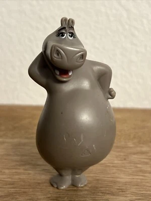 "Figura de juguete McDonalds de 4"" de Gloria Hippo Madagascar Dream Works (sin sonido)" Foto 1 de 4
