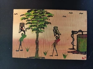 Carte postale en bois - Burkina Faso - Picture 1 of 1