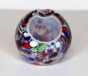 Mid Century Spatter Glass Ashtray Made in Japan - Picture 1 of 5