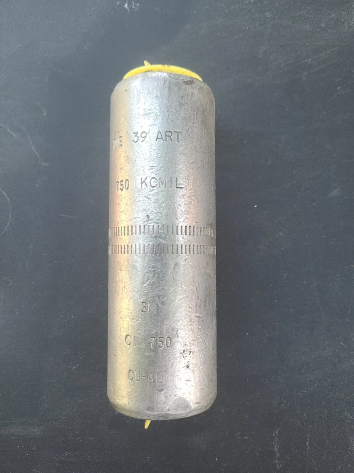 (2) 3-M CI-750 Aluminum compression splice Connector, 750 kcmil, O.D. 1.59"  - Image 1 of 1