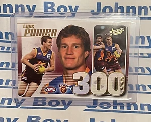 2013 AFL Select Champions 300 Game Case Card Luke Power CC48 #167 Brisbane Lions - Picture 1 of 5