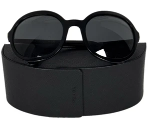 Prada SPR 09V Sonnenbrille 1AB-5S0 schwarz graue Gläser Größe 56 echt gold - Bild 1 von 12