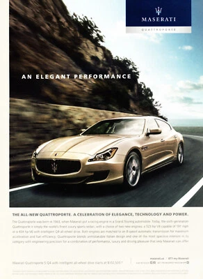 MASERATI CAR magazine promo ad #06 "NOT A CAR" 2013 - Image 1 of 2
