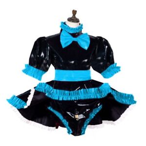 PVC dress lockable dress French Maid  Tailor-made【d
