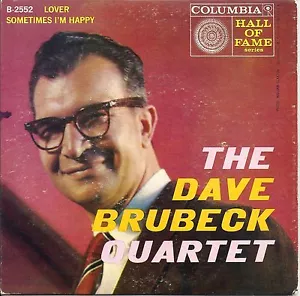 DAVE BRUBECK QUARTET ~ LOVER ~ COLUMBIA 2552 ~ EX. CONDITION W/ PICTURE COVER - Imagen 1 de 1