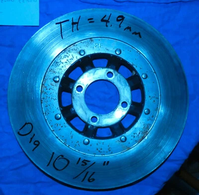 Disco de freno delantero Kawasaki KZ900A KZ1000A KZ750B KZ650B 1976-78 pn# 41080-005 Foto 1 de 4