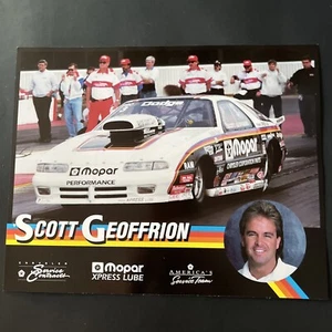Scott Geoffrion 1994 NHRA Drag Racing Pro Stock Hero Card - Picture 1 of 20