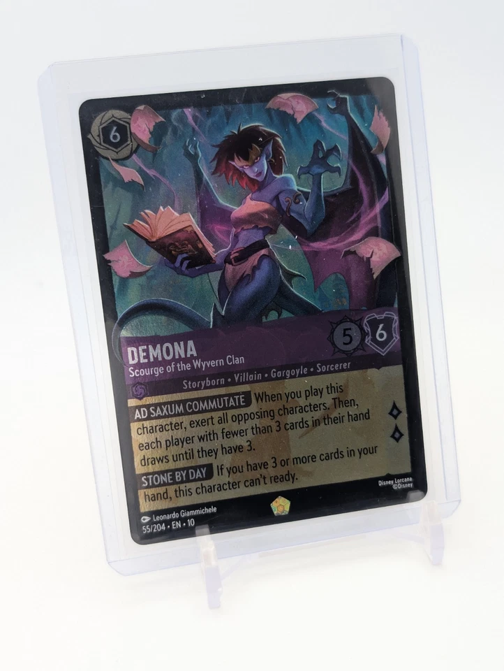 Demona - Scourge of the Wyvern Clan - COLD FOIL 55/204 Whispers in the Well NM - Image 1 of 2
