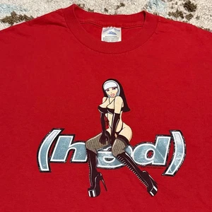 Vintage Hed PE Planet Earth Nun Pinup Shirt Size XL 2001 Nu Metal - Picture 1 of 6