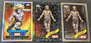 2025 Topps Chrom Marvel Spinnennetz /399 Refraktor Ka-Zar Jubiläen #84 - Bild 1 von 2